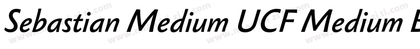 Sebastian Medium UCF Medium Bold字体转换